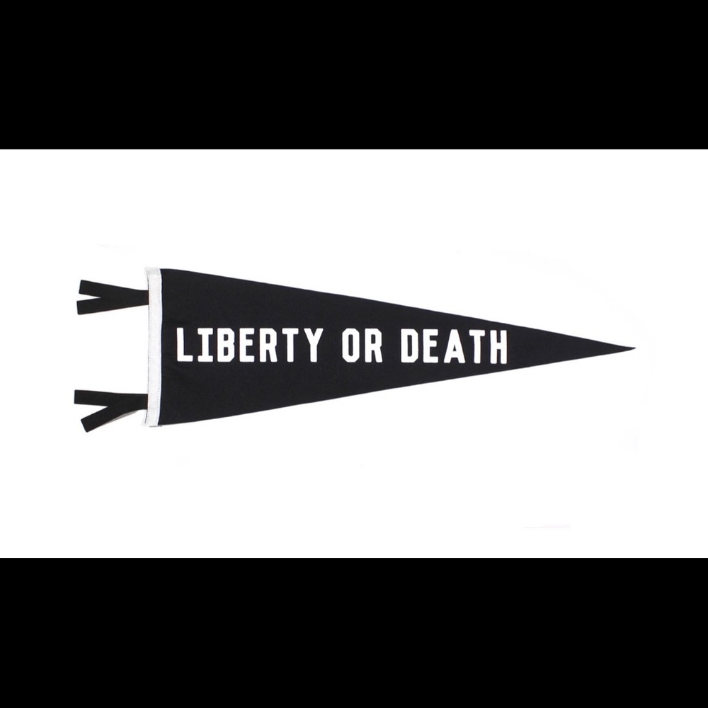 Oxford Pennant Liberty or Death Pennant